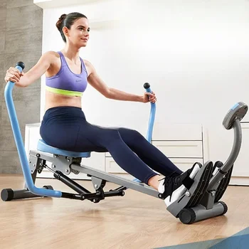 Rowing machine Home fitness equipment set Paddle machine training Resistance adjustment