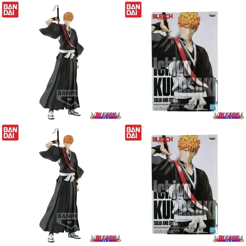 

Special Offer In Stock Bandai Original Banpresto Bleach Kurosaki Ichigo Anime Action Figure Toy for Bleach Collectors Mol