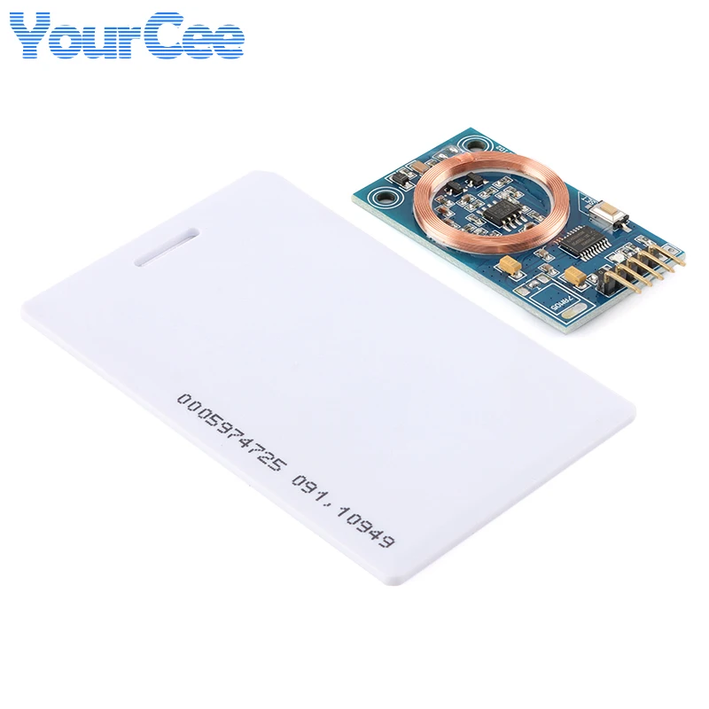 ID Card Decoder Decoding RFID Reader Module 125KHz TK4100 UART Output Board For Access Control DIY Modification