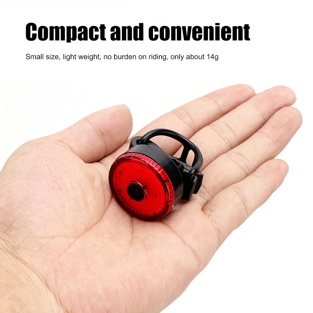 Bike Tail Light & Headlight Bike Front Light Rechargeable Bicycle Safe Light 3 Modes LED Riding Warning Light for Night Riding