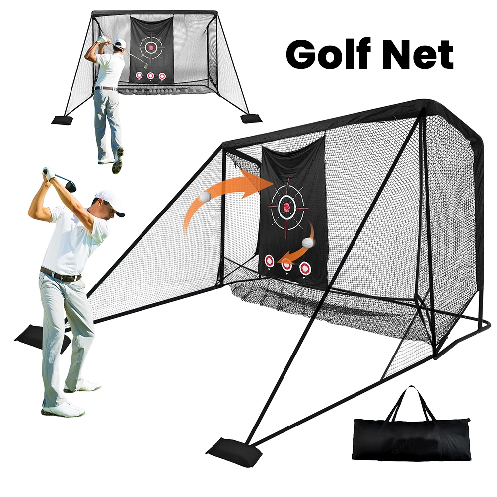 

Golf Hitting Nets 10x7FT Heavy-Duty Sports Practice Barrier Net for Backyard Driving Chipping Gifts for Men Dad Him