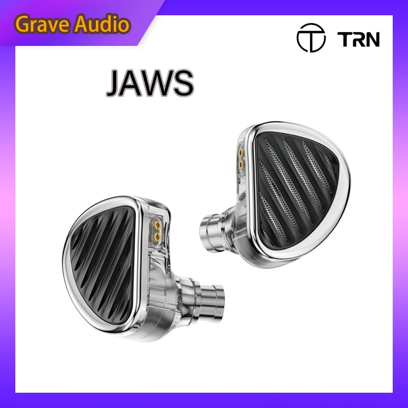 TRN JAWS سماعة مراقبة IEMs 3DD 4BA 1Planar Hybrid Drive في سماعة أذن للألعاب مع قابس USB C