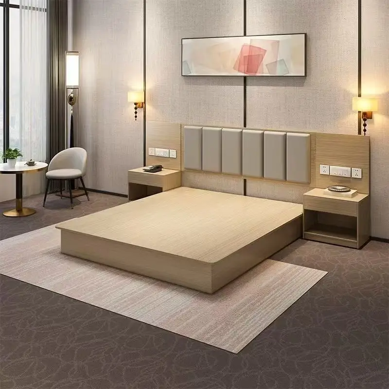 

Hotel Furniture Standard Room Full Set Hotel Single Double Bed Box Apartment B & B Hotel Rental Room Standard Room Combination
