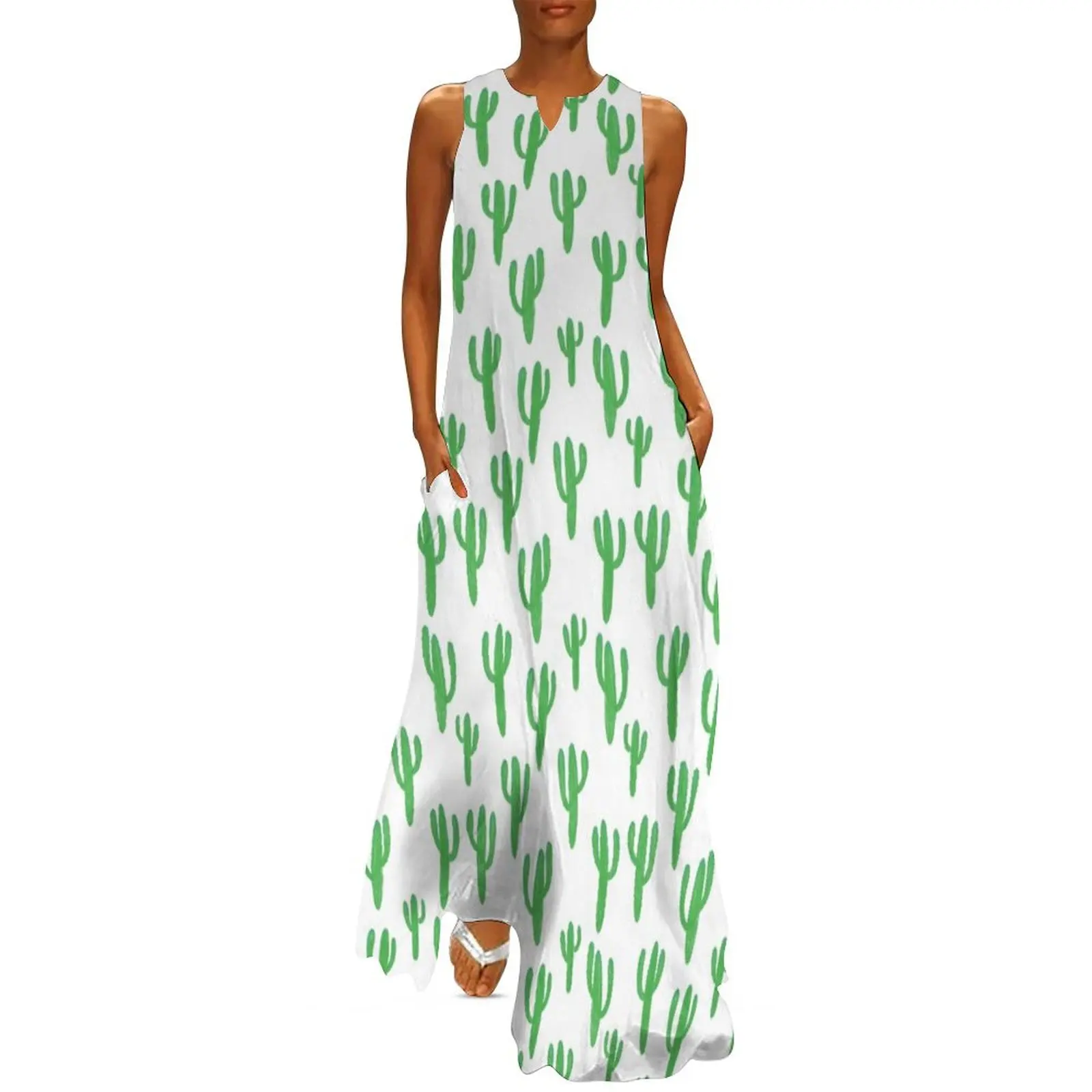 

Saguaro Cactus Long Dress Woman clothing summer women's dress 2025