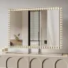 #   Bright Beauty Vanity Espejo de maquillaje de Hollywood Espejo de baño LED Espejo de tocador de diamante de cristal con luces #
