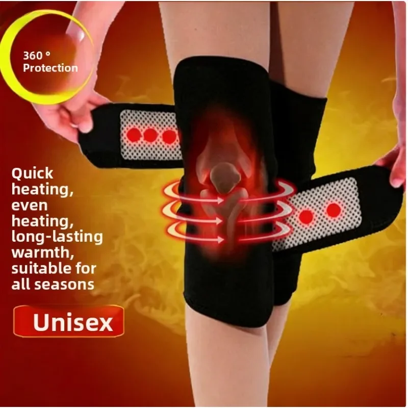 Knee Pads Self Heating Warm Winter Leg Protection Anti Cold Shock Absorbing Support for Running Sports