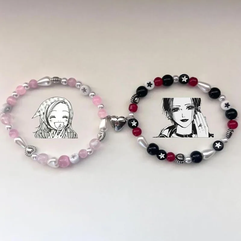 nana and hachi bracelets strawberry Handmade