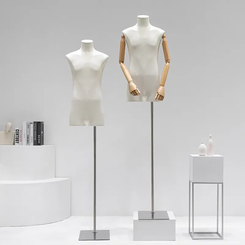 Full Body Male Mannequin Dummy Model Display Rack for High End Men's Clothing Store Fashion Brand Shelf Props