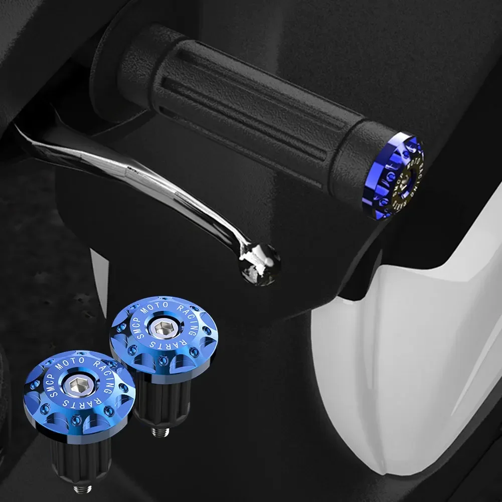 22mm CNC Metal Handlebar Counterweight Plug Slider Motor Bike Grips Dirt Motorcycle Handle Bar Ends Grips Moto Bike Accessories image 5