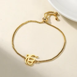 Punjabi Sikh Gold Box Bracelet Gift 18K Stainless Steel Bracelet Believer Faith Master Unique Symbol Religious Jewelry Souvenir