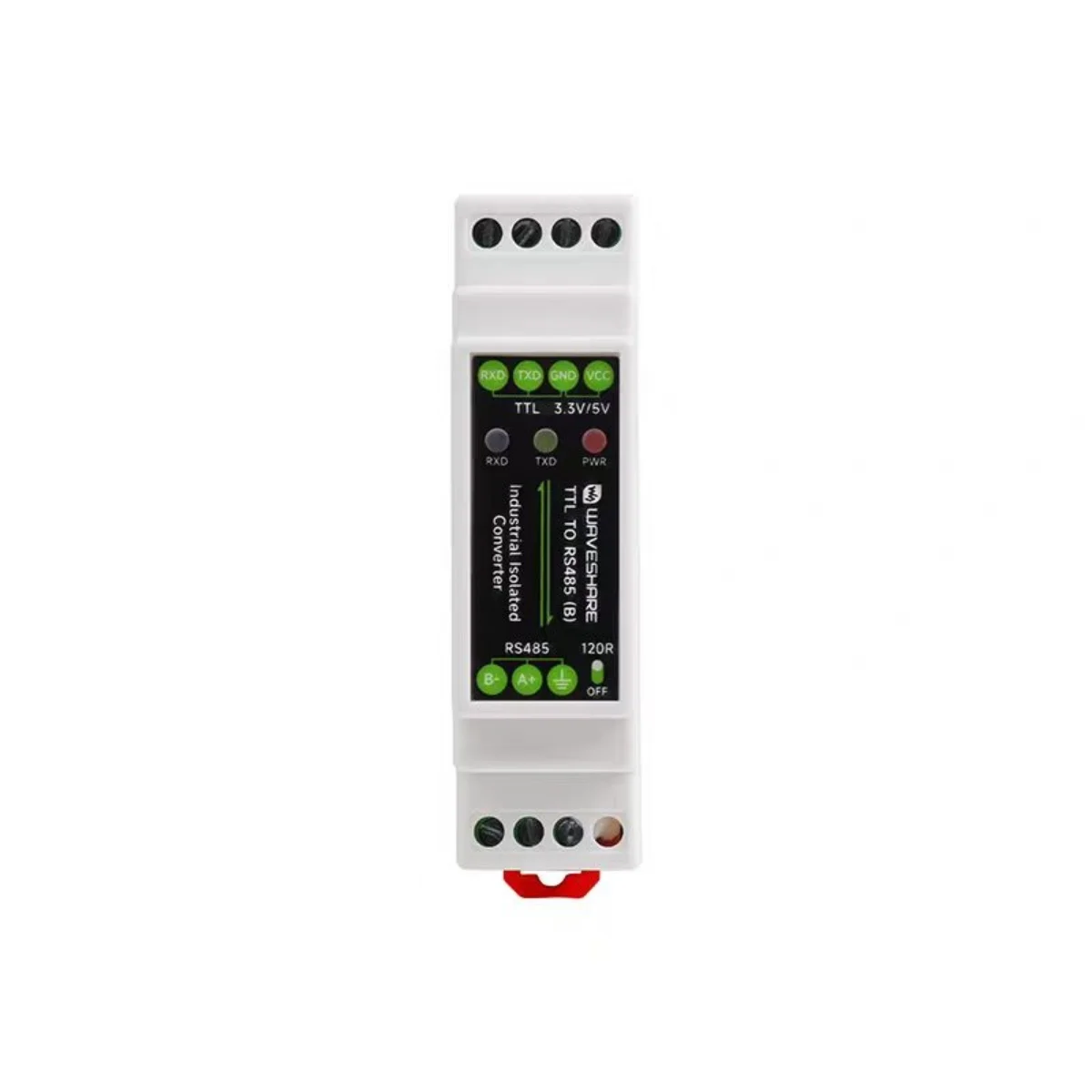 Micro Snow TTL to RS485 module RS485 to serial port support mutual conversion, electrical isolation, industrial grade rail type