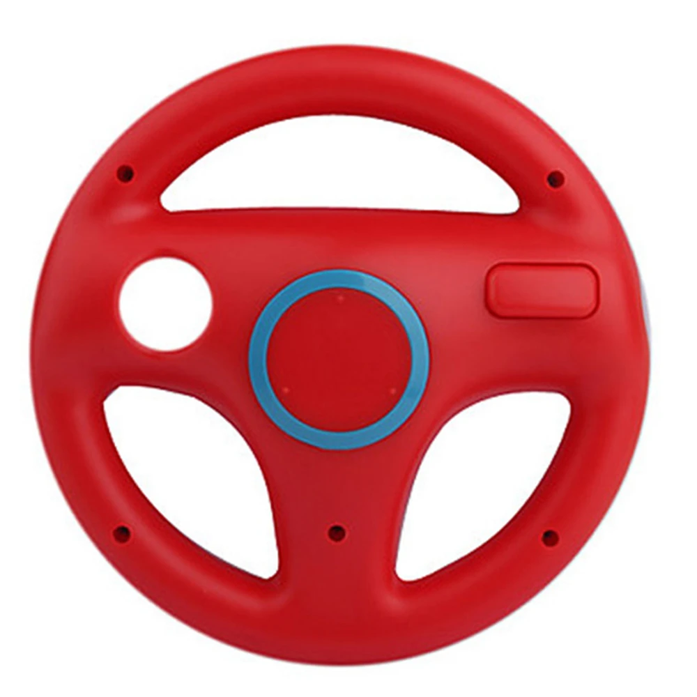 Plastic Mulit-colors Steering Wheel For Wii  Kart Racing Wheel Games Steering Wheel  Remote Game Controller