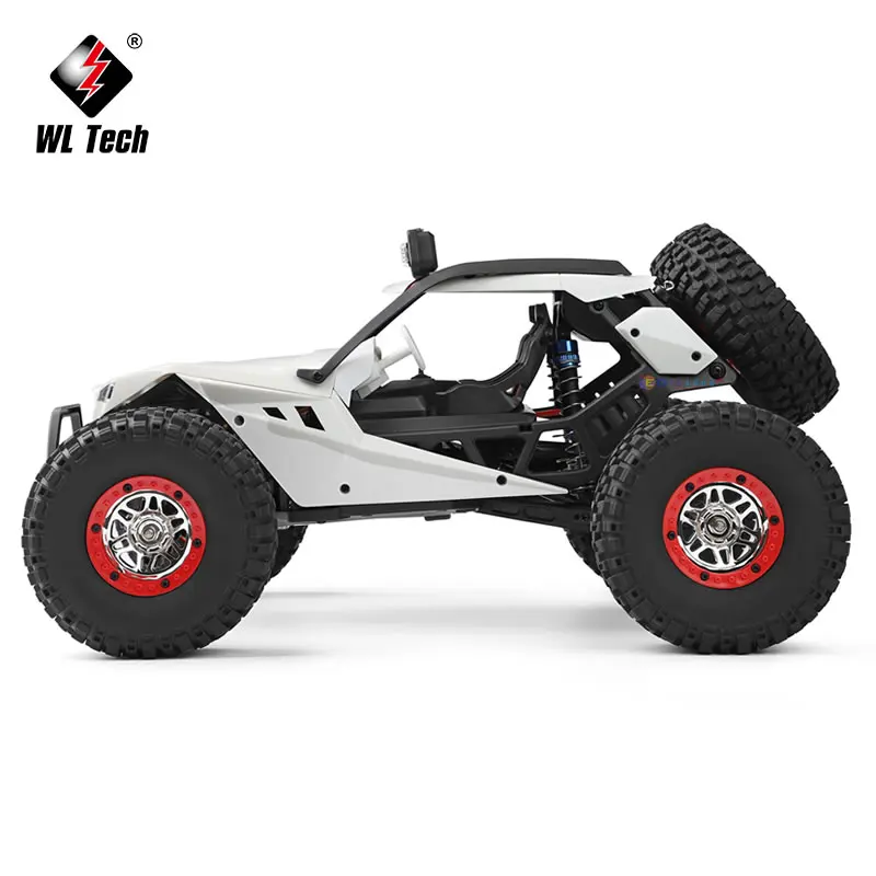 WLtoys WL 12429 1:12 4WD RC Auto da corsa ad alta velocità Off-Road Telecomando Lega Crawler Truck LED Light Buggy Toy Regalo per bambini RTF