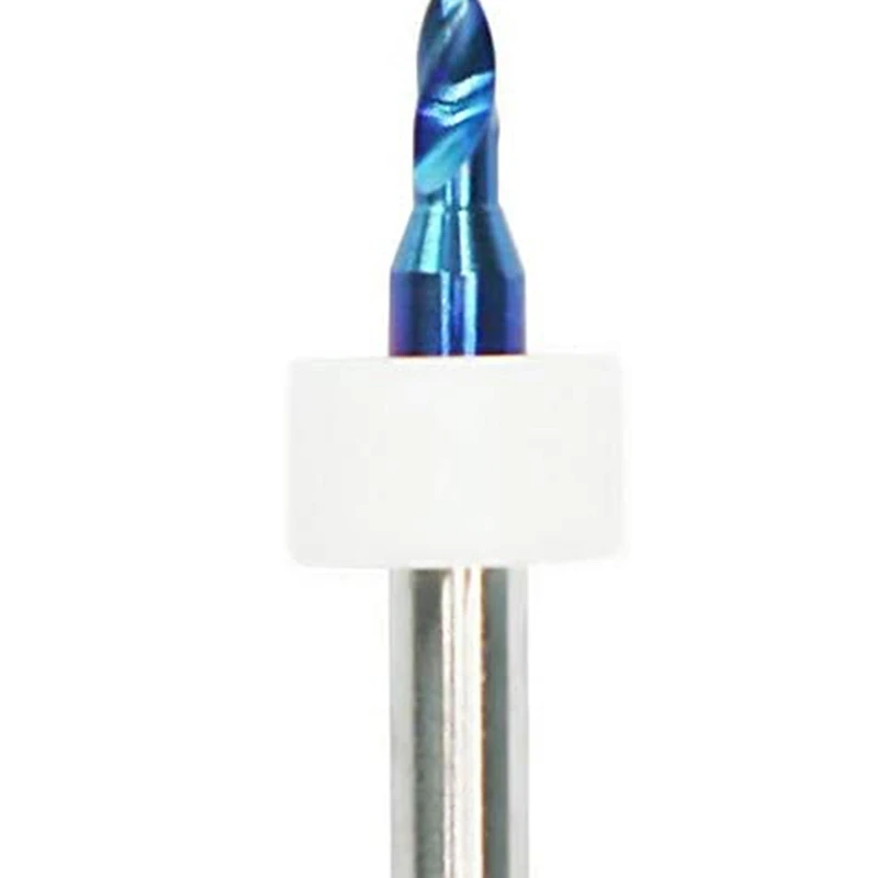 Set di punte per trapano PCB da 30 pezzi 1.1Mm-2.0Mm, punte per Router CNC da 1/8 di pollice Mini fresa con rivestimento blu per circuito di stampa