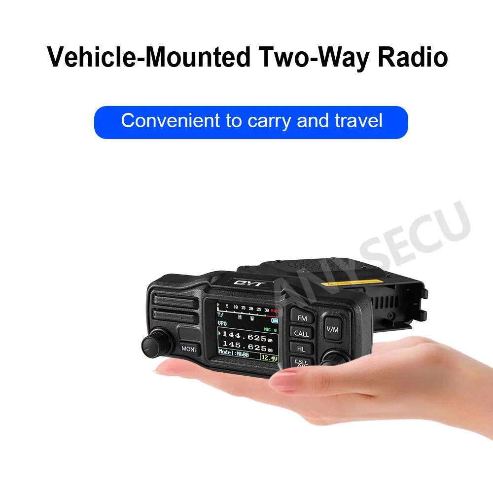 QYT 25 واط VHF: 136 ~ 174 ميجا هرتز UHF:400 ~ 480 ميجا هرتز سيارة لاسلكي تخاطب مكبرات صوت مزدوجة لوحة منفصلة M600 راديو السيارة #6