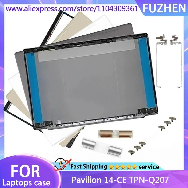 

New Cover For Pavilion 14-CE TPN-Q207 LCD Back Cover/Front Bezel/LCD Hinges Screen Display Back Cover 14 Inch