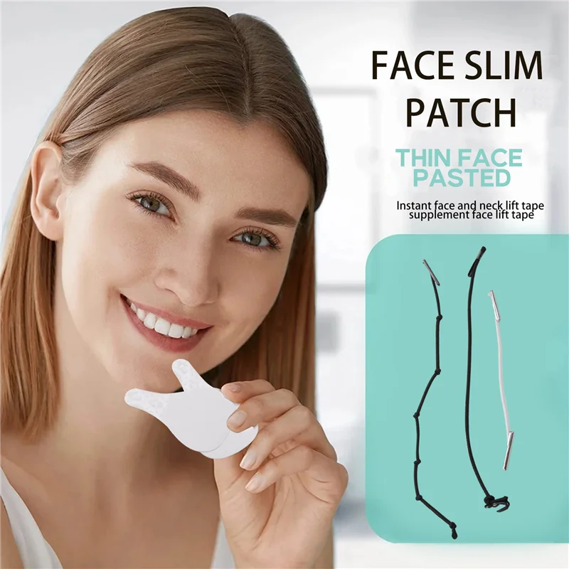 120 pz/set adesivi invisibili per il viso sottile linea facciale a forma di V rughe cedimento SkinFace Lift Up nastro adesivo per il mento veloce