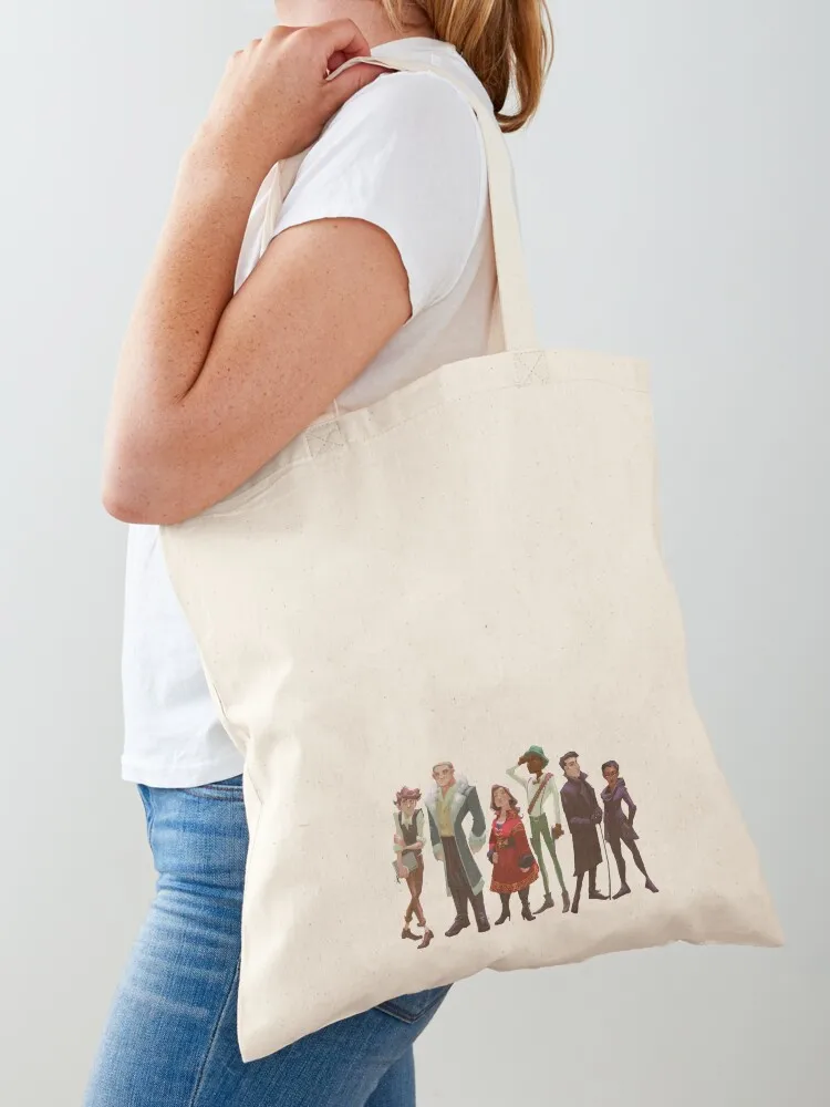 Six of Crows Character Line Up Tote Bag shoping bag women bag shopper bags for women Big Canvas Tote