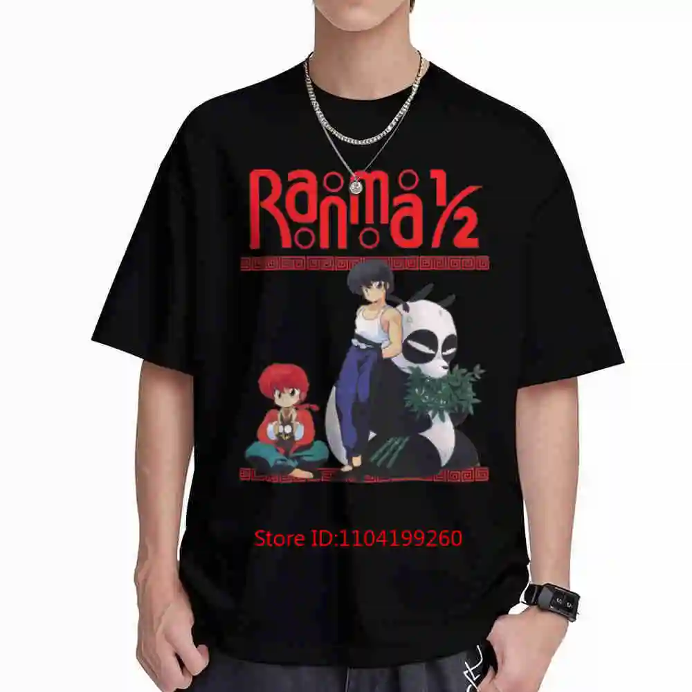 Ranma 1/2 Shampoo Takahashi Y2K Short Sleeve Tee 100% Cotton T-Shirt