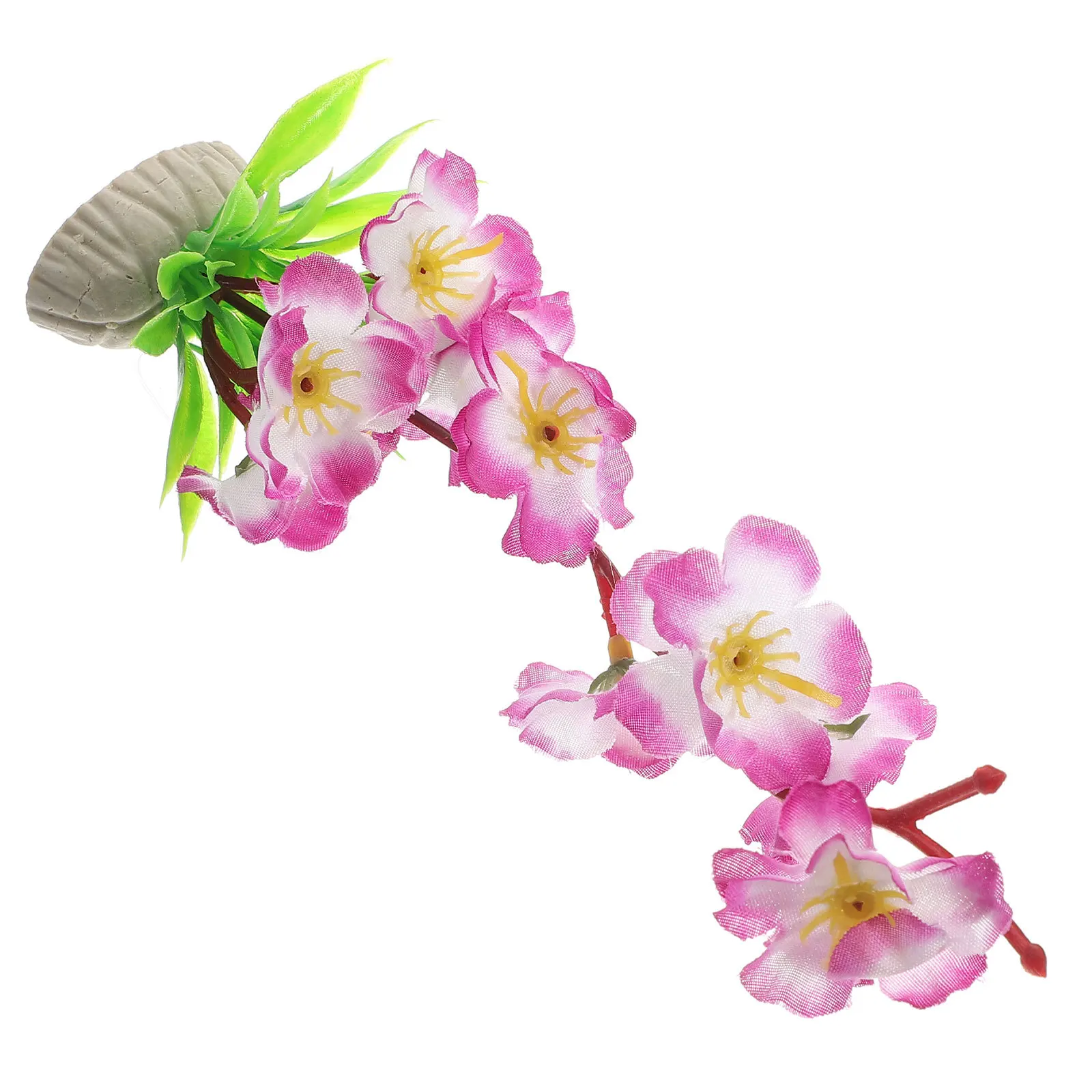 

Sushi Plate Ornament Realistic Faux Plum Blossom Beautiful Color Matching Perfect Details Japanese Restaurant Supplies