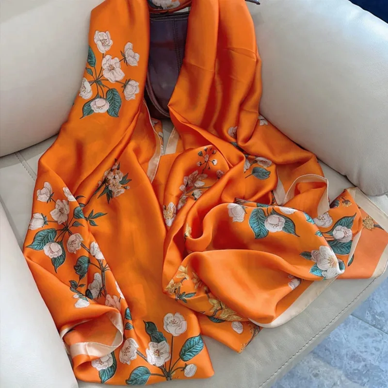 New Western Style Fashion Mom Gift Large Scarf Artificial Travel All-Match Shawl Sunscreen