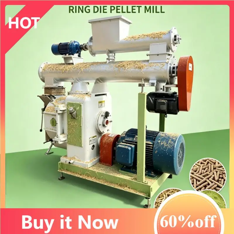 Cow Cattle Livestock Deer Chicken Feed Pellet Maker Make Machine Commercial Farm for Bird