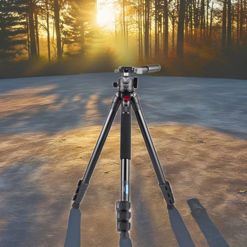 CAVIX AT2542 Detachable Centre Column Monopod Foldable Camera Stand Aluminum Tripod for Travel Shooting