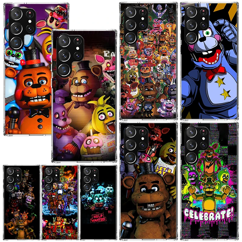 Five-Nights-At-Freddys Phone Case For Samsung Galaxy Note 20 Ultra 10 Plus 9 8 M11 M12 M21 M30S M32 M51 M52 J4 J6 + J8 Art Funda