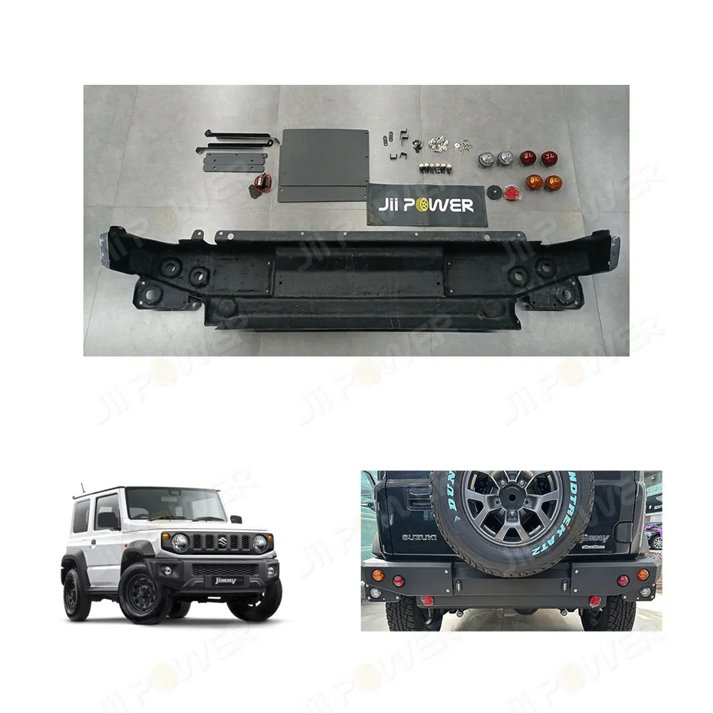 JP16 ODM Wholesaler Auto Accessories Steel Rear Bumper for Suzuki Jimny JB64/JB74 2019+