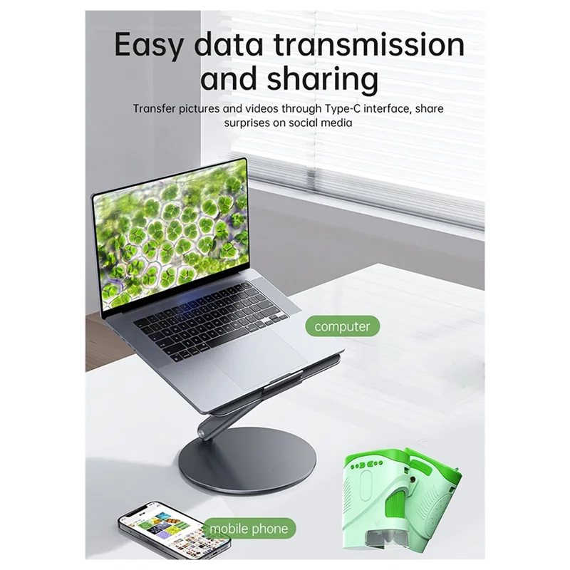 ABFM-XV70 Children's Pocket Microscope 800X 2-Inch Screen Usb Electronic Digital Microscope Telescope Pocket Microscope