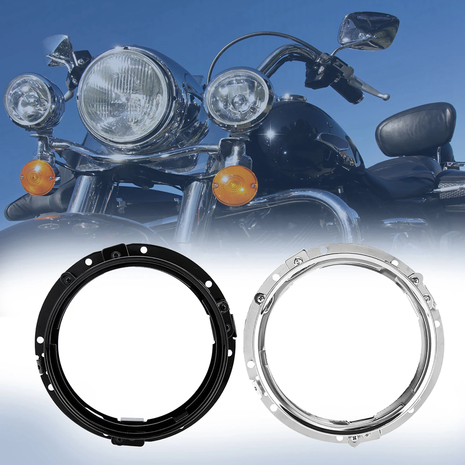 

7 inch Car Headlight Round Ring Mounting Bracket for Car Headlight Bracket Round Ring Bracket Headlight Bracket