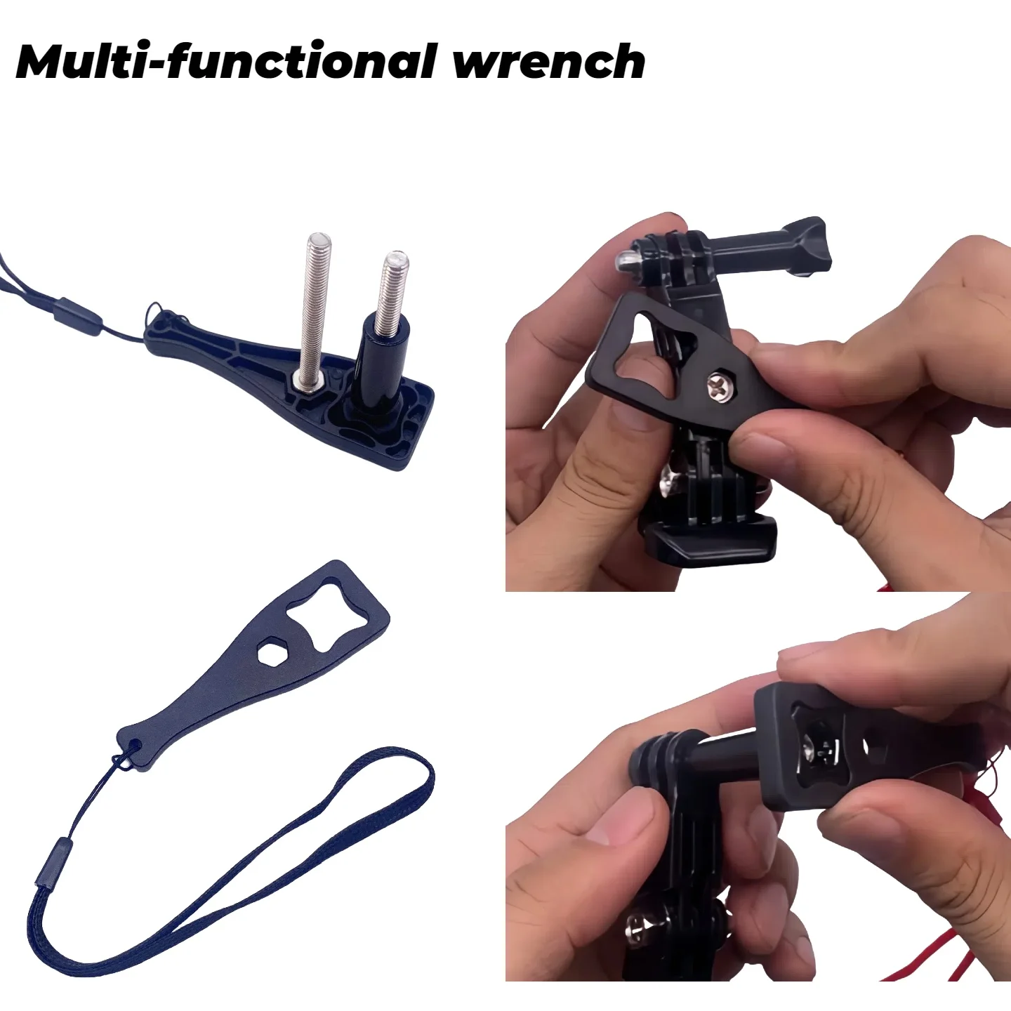Accessories Kit for Insta360 X4 X3 X2 Gopro Hero 13 12 11 10 9 8 7 4K SJCAM AKASO OSMO Phone Strap Tripod Mount Go pro 12 Camera