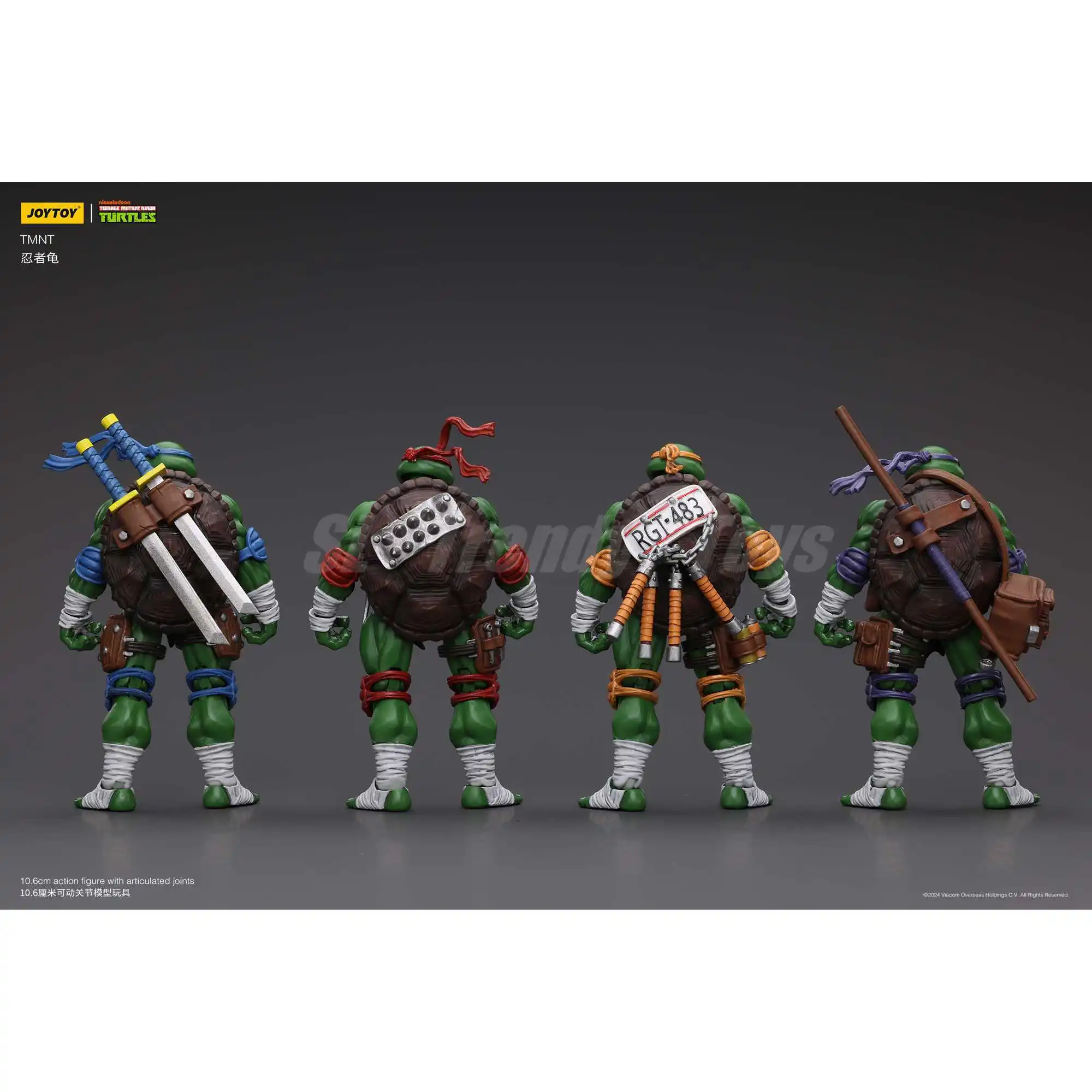 【ในสต็อก】JOYTOY TMNT 1/18 ตัวเลขการกระทํา Michelangelo Donatello Leonardo Raphael Figuras ของสะสมรุ่นของเล่นคลาสสิก