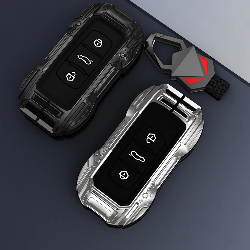 Zinc Alloy Car Case Key Cover Holder for Geely Emgrand 7 GX3 Atlas GS NL3 Gili Emgrand 7 EX7 GT GC9 Protector Accessories