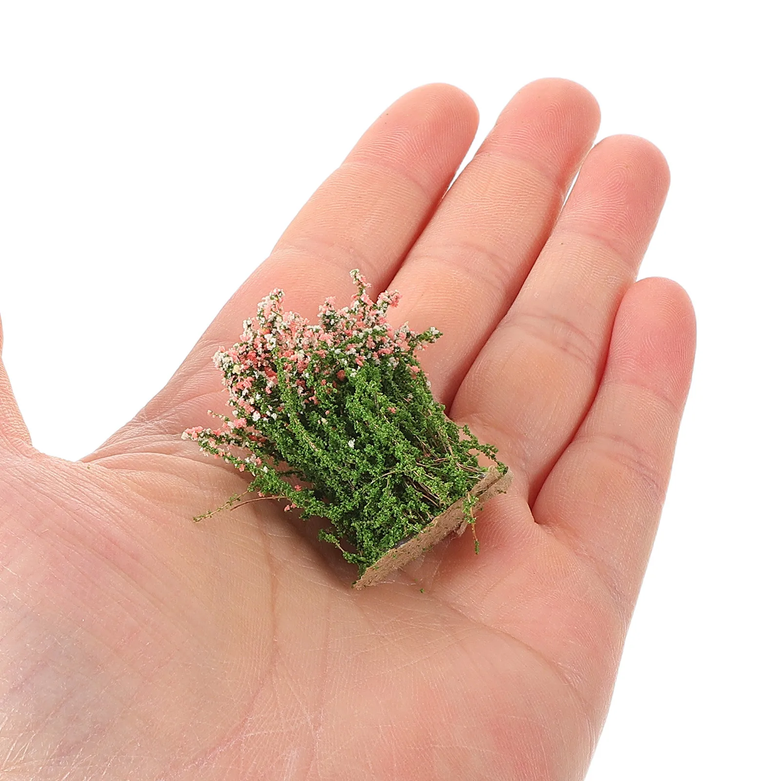 

7Pcs Artificial Stem Flowers Realistic Mini Grass Clusters for Sand Table Layout DIY Miniature Landscape Decor Craft Simulation