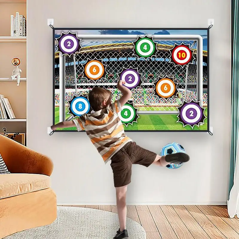 مجموعة ألعاب كرة القدم للأطفال، ألعاب كرة القدم مع كرات المدرب، مجموعة ألعاب أهداف الفانيلا القابلة للطي، لعبة عائلية رياضية