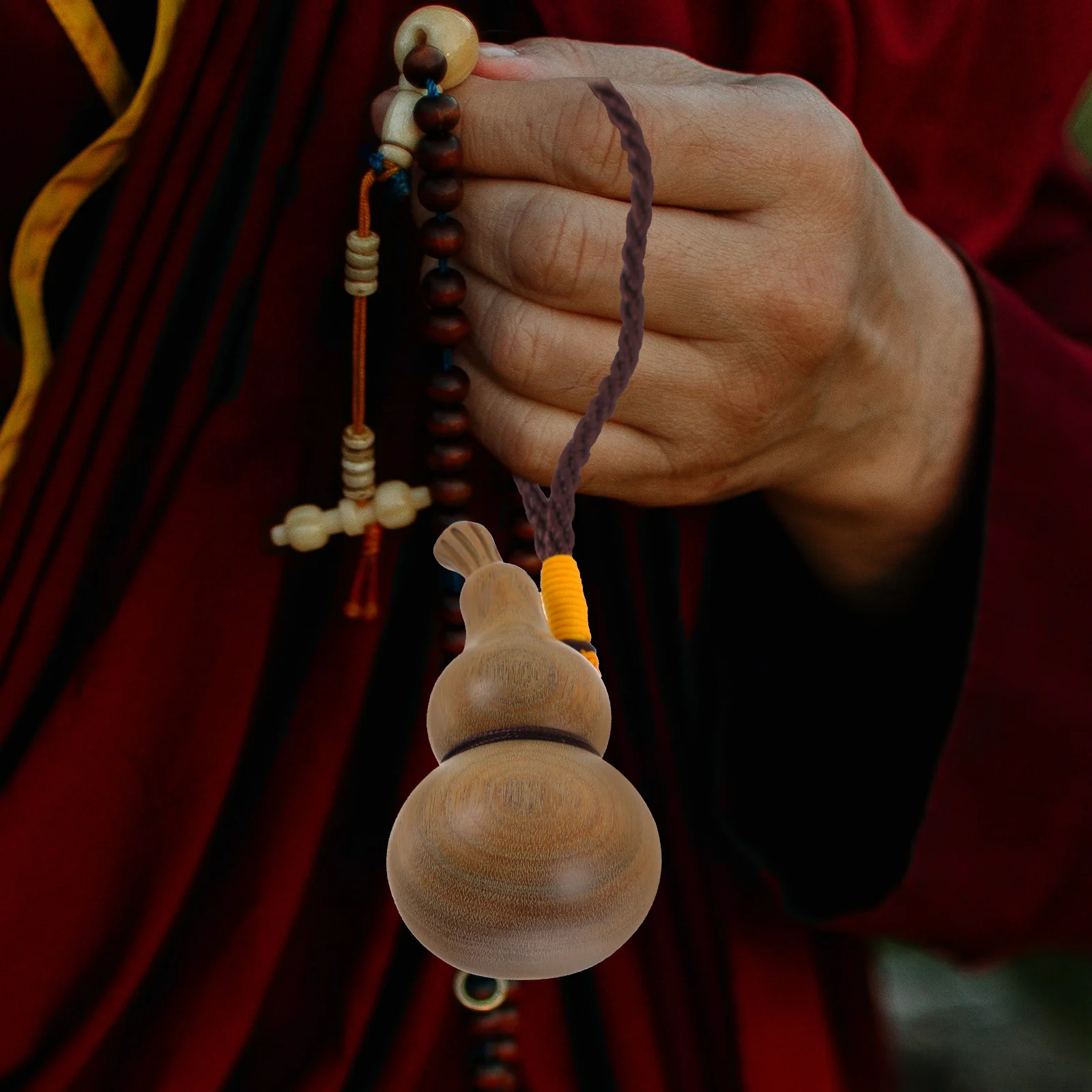 

Verawood Gourd Handheld Carving Premium Craft for Home Desktop Decoration Exquisite Indoor Ornament Small Wooden Art Sculpture