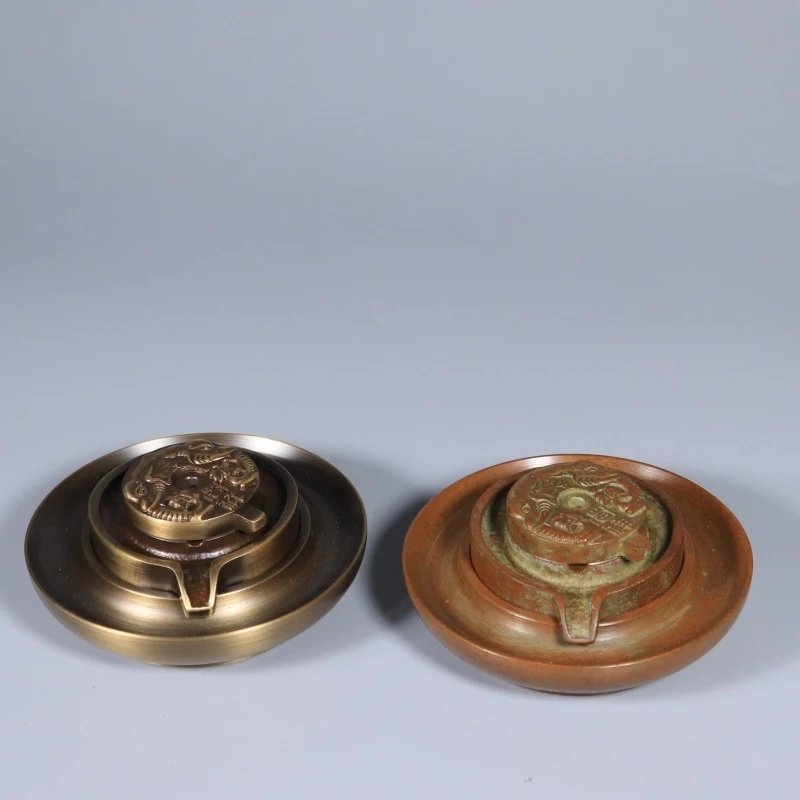 Pure , home , stone mill backflow , copper carved incense burner ornam