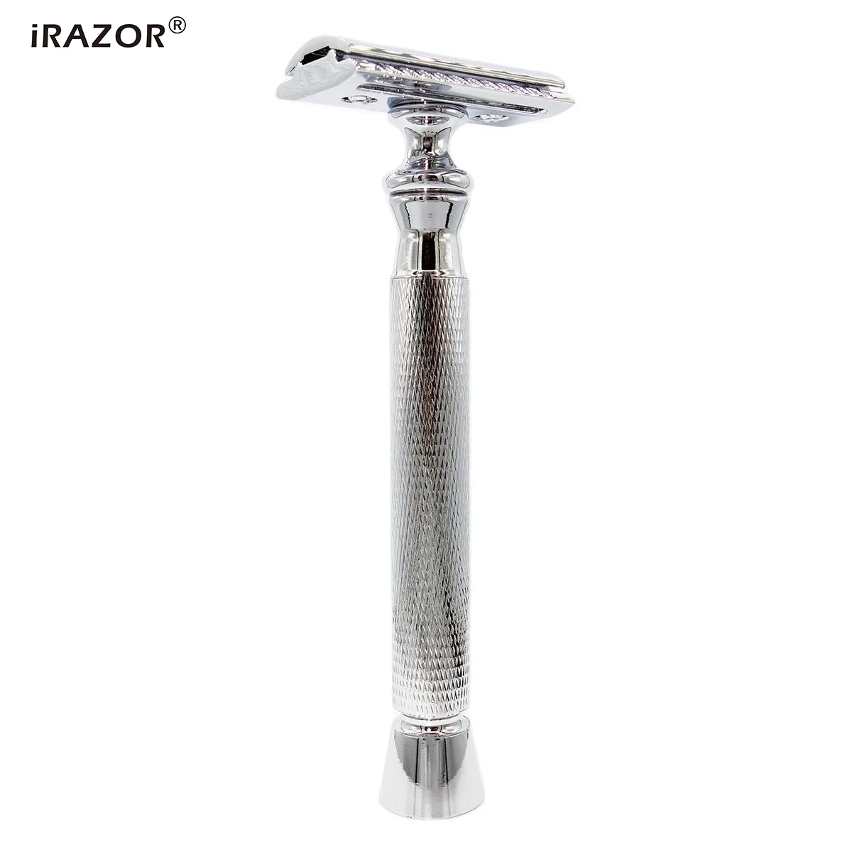 iRAZOR Professional Barber T-Shaped Manual Double Edge Safety Razor Shaving Machine Blades for Men Gift Set Grooming Accessories