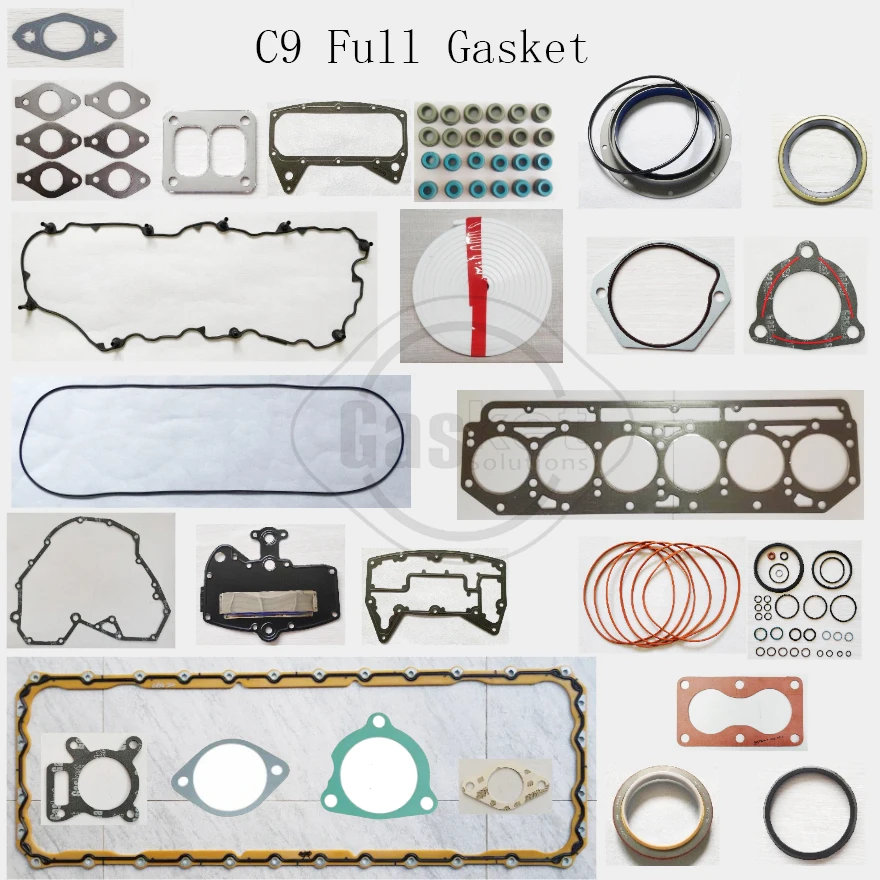 C9 C-9 gasket kit  With  For Caterpillar Bulldozer Crawler CAT Engine Full Gasket Kit