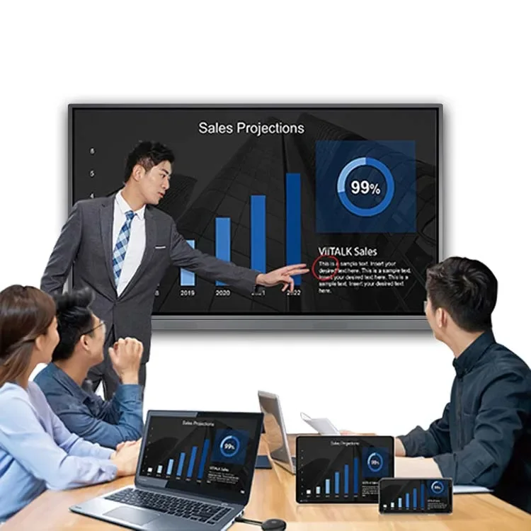 4k 65 75 85 96 110 inch touch screen Multi-language software lcd smart tv android interactive whiteboard