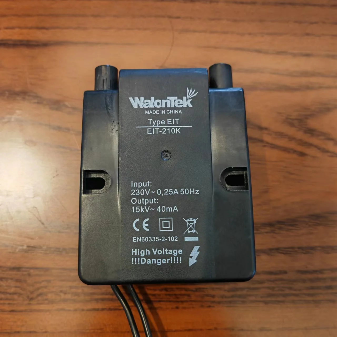 Transformador de encendido para quemador de aceite, 220V, 15KV, WalonTek EIT-210K