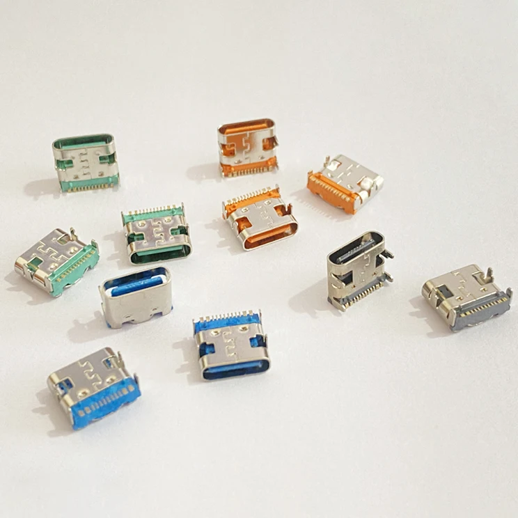 Cltgxdd 20 Stück 16-Pin Typ-C Buchse USB3.1 SMT SMD DIP Stecker Hochstrom-Ladeanschluss für PCB-Leiterplatten-Reparatur DIY – Detail 8