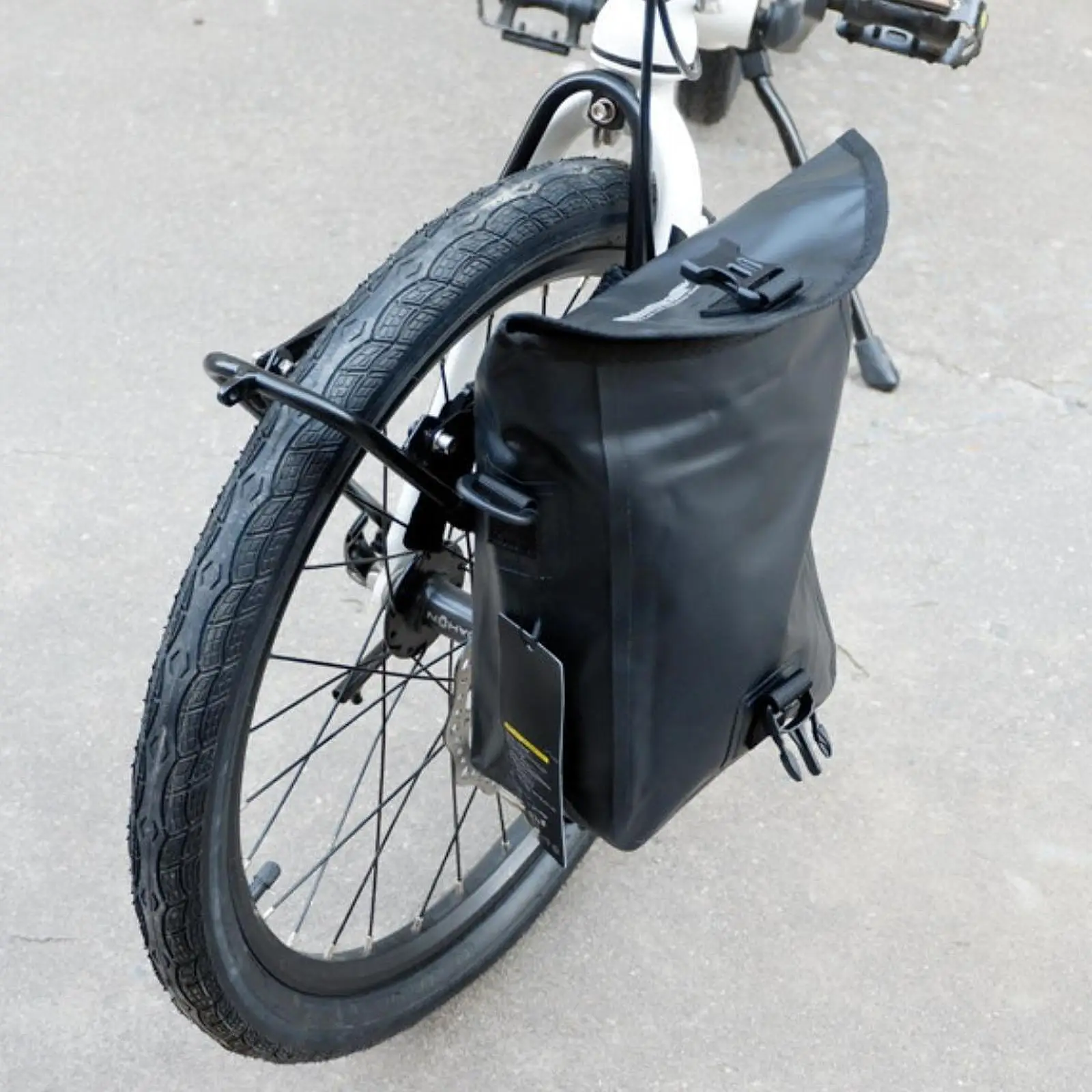

Bicycle Low Ride Front Pannier Easy Installation Attachment Portable High Performance Direct Replace Aluminum Alloy Accessory