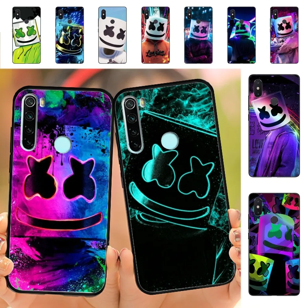 M-Marshmallowes Dj Faces Phone Case For Redmi Note 4 X 5 A 6 7 8 T 9 9S 10 11 11S 11Epro Poco M3 pro