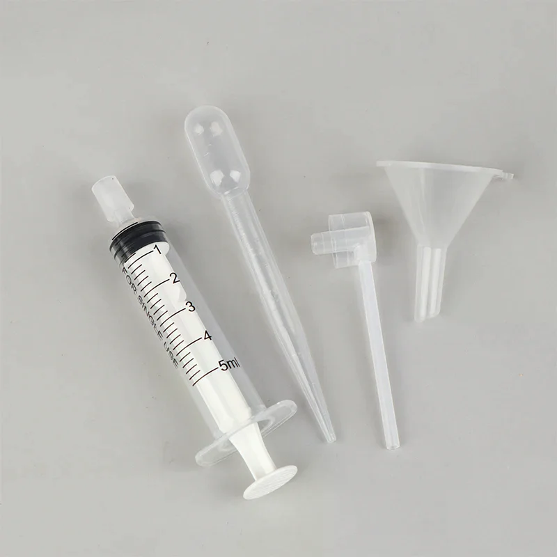 3/4Pcs Perfume Refill Tools Set Plastic Diffuser Syringe Straw Dropper Funnel Spray Dispensing Required Cosmetic Tools