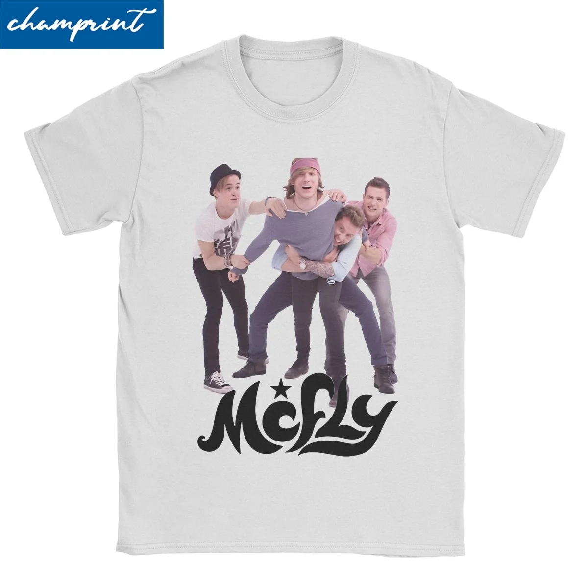 McFly Band Rock Men Women's T Shirts Tour Funny Tee Shirt Short Sleeve Crewneck T-Shirts Cotton 4XL 5XL Tops