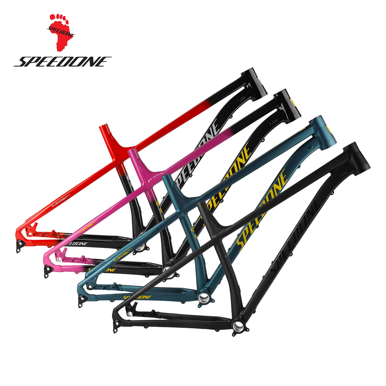 SPEEDONE 29 Bicycle Frame Boost 148mm Aluminum 29 MTB Frame Tapered Tube for Endurance Racing Gradient Color Mountain Bike Frame