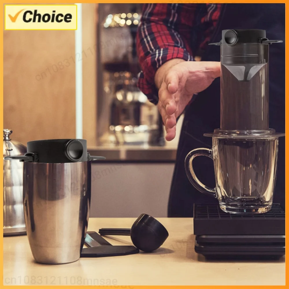 No Filter Paper Pour Over Coffee Maker Portable Coffee Maker Coffee Dripper for Travel Camping for Drip Coffee & Tea