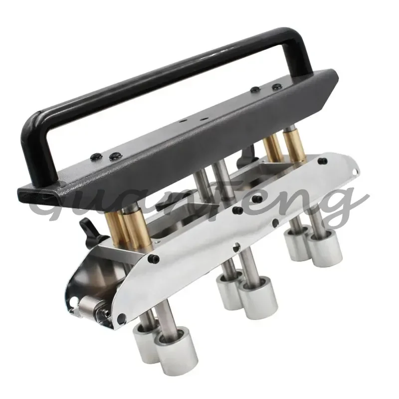 3 Station Edge Roller Roofing Sheet Metal Bending Tool, 0-90 Degree Angle, 13-130mm Bending Roofing Metal Bender